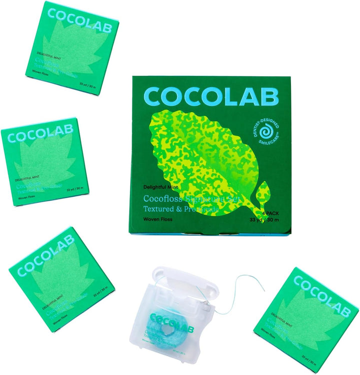 Cocofloss Hilo Dental Tejido, Cuidado Bucal Diseñado por Dentistas,...