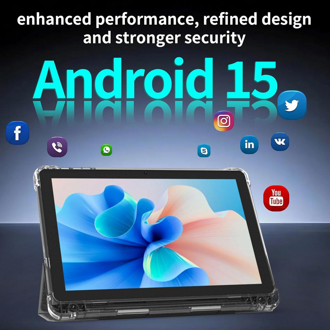 Tableta Android 15 de 10 pulgadas, tabletas de 20 GB RAM 128 GB ROM...