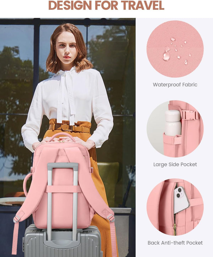 LOVEVOOK Mochila de viaje para mujer, mochila de transporte de 40 l...