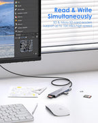 LENTION, CB-TP-C36pHCR-1M-GRY, hub USB 3.0