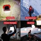 Lámpara LuminAID Nova - Linterna LED solar inflable para camping, senderismo y