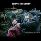 CakCity Relojes tácticos para hombres, relojes deportivos militares con caja de fibra de carbono, reloj ligero impermeable para mujeres/hombres, relojes digitales con brújula, contador de pasos
