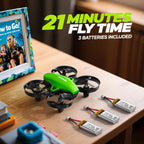 V995 Mini Dron para Niños y Principiantes, Avión Cuadricóptero para Interiores y Exteriores para Niños y Niñas con Giros 3D, Rotación de 360°, Vuelo Circular, Vuelo Estacionario Automático, Modo sin