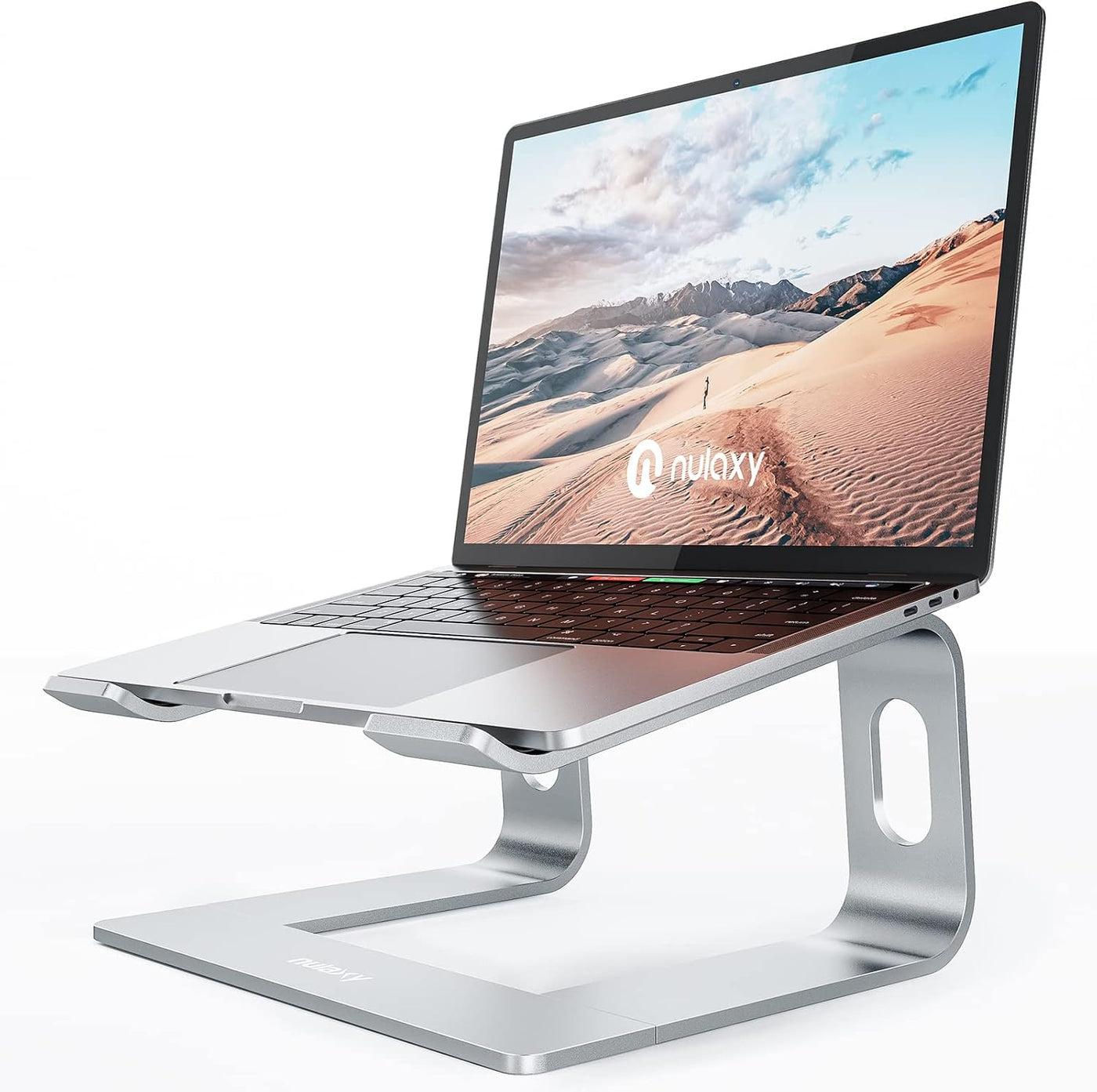 Nulaxy - Soporte para laptop, soporte de aluminio ergonómico para c...