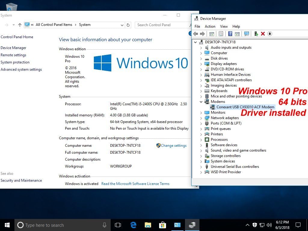 Módem de datos de fax con marcación externa USB 56K