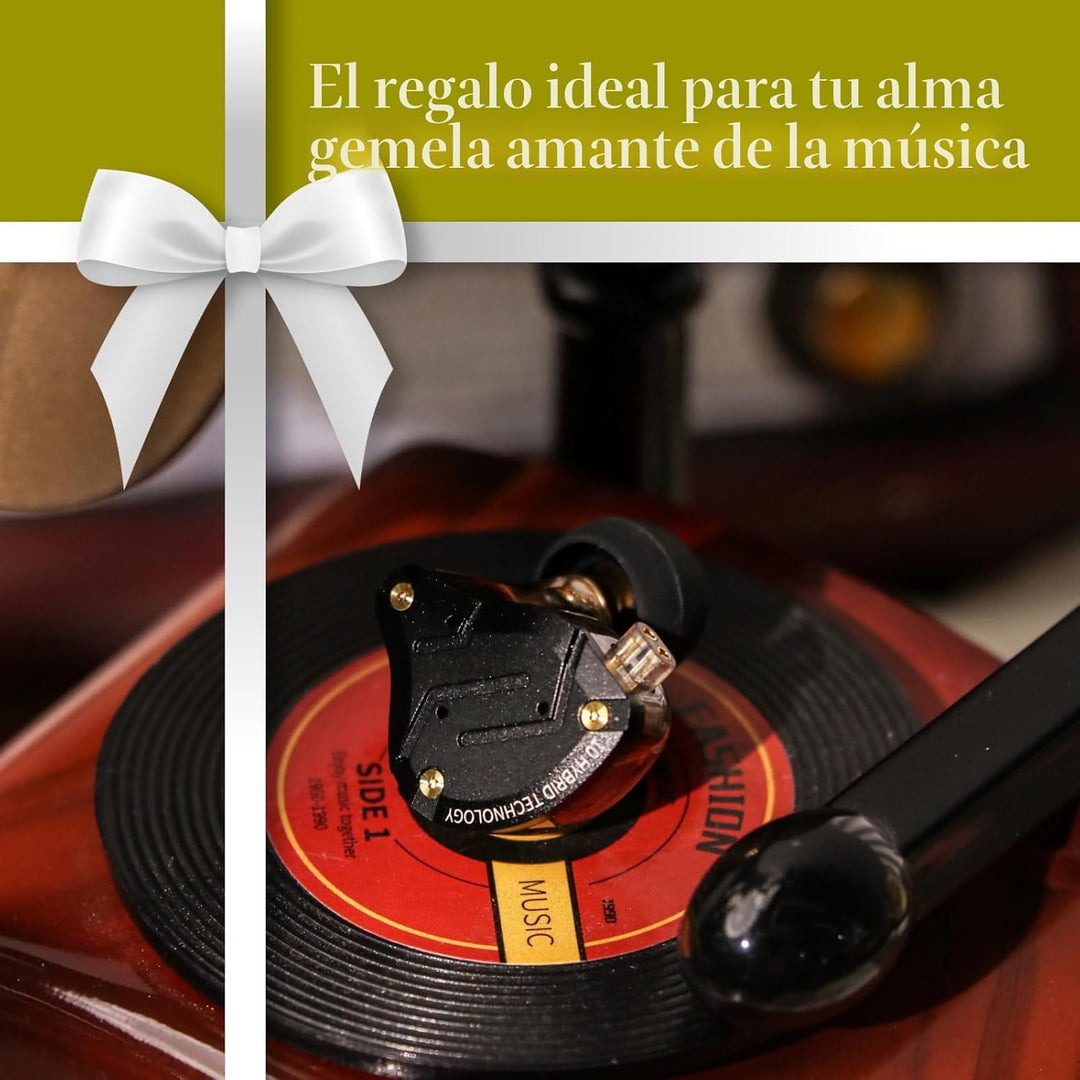 Linsoul KZ ZS10 Pro, 4BA+1DD, 5 controladores, auriculares intraaur...