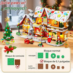 Calendario de Adviento 3 en 1 2026 Casa de pan de jengibre Mini juego de
