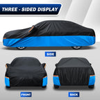 Funda impermeable para coche para todo tipo de clima, resistente al viento, al polvo y a los rayos UV, ajuste universal para SUV