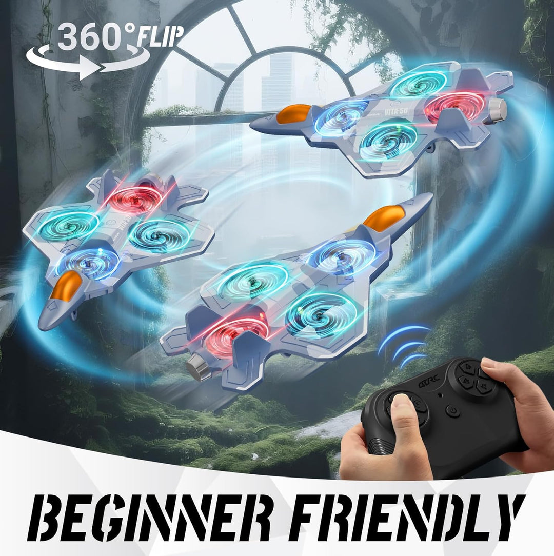 Tubokoro Aviones RC para Niños y Adultos, V50 Avión de Control Remo...