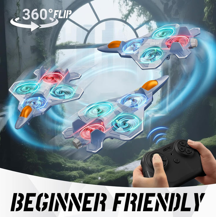 Tubokoro Aviones RC con 3 baterías para niños y adultos, control re...