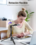 UBeesize Trípode magnético para iPhone con control remoto, soporte extensible de 64 pulgadas para grabación de video/vlogging, N52 fuerte soporte para iPhone 12-15/Android, trípode portátil para selfie de viaje (negro)