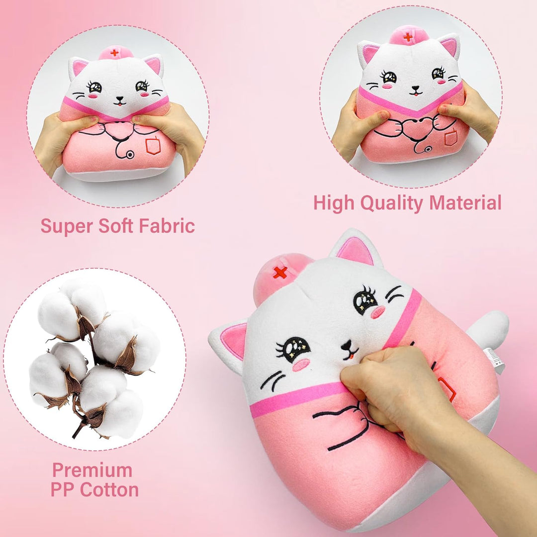 NIUBEHOHO Regalo de animales de peluche de gato de
