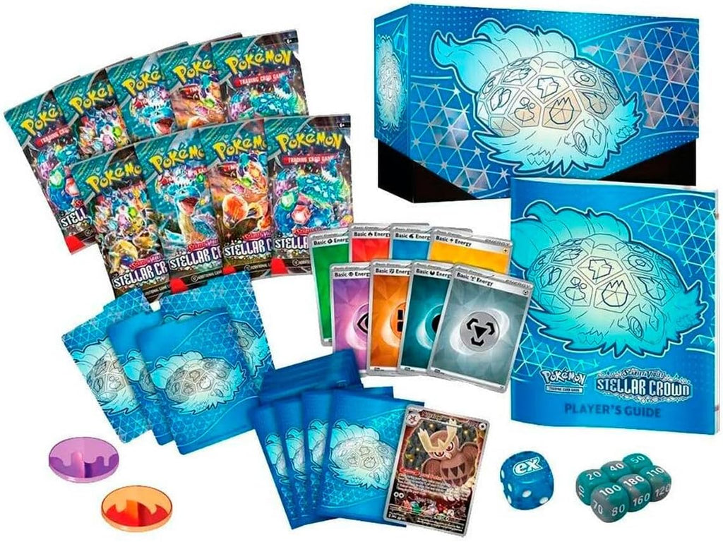 BANDAI PC50553 Pokémon TCG: SV07 Elite Trainer Box, multicolor, tarjetas coleccionables para amantes del anime, versión en español