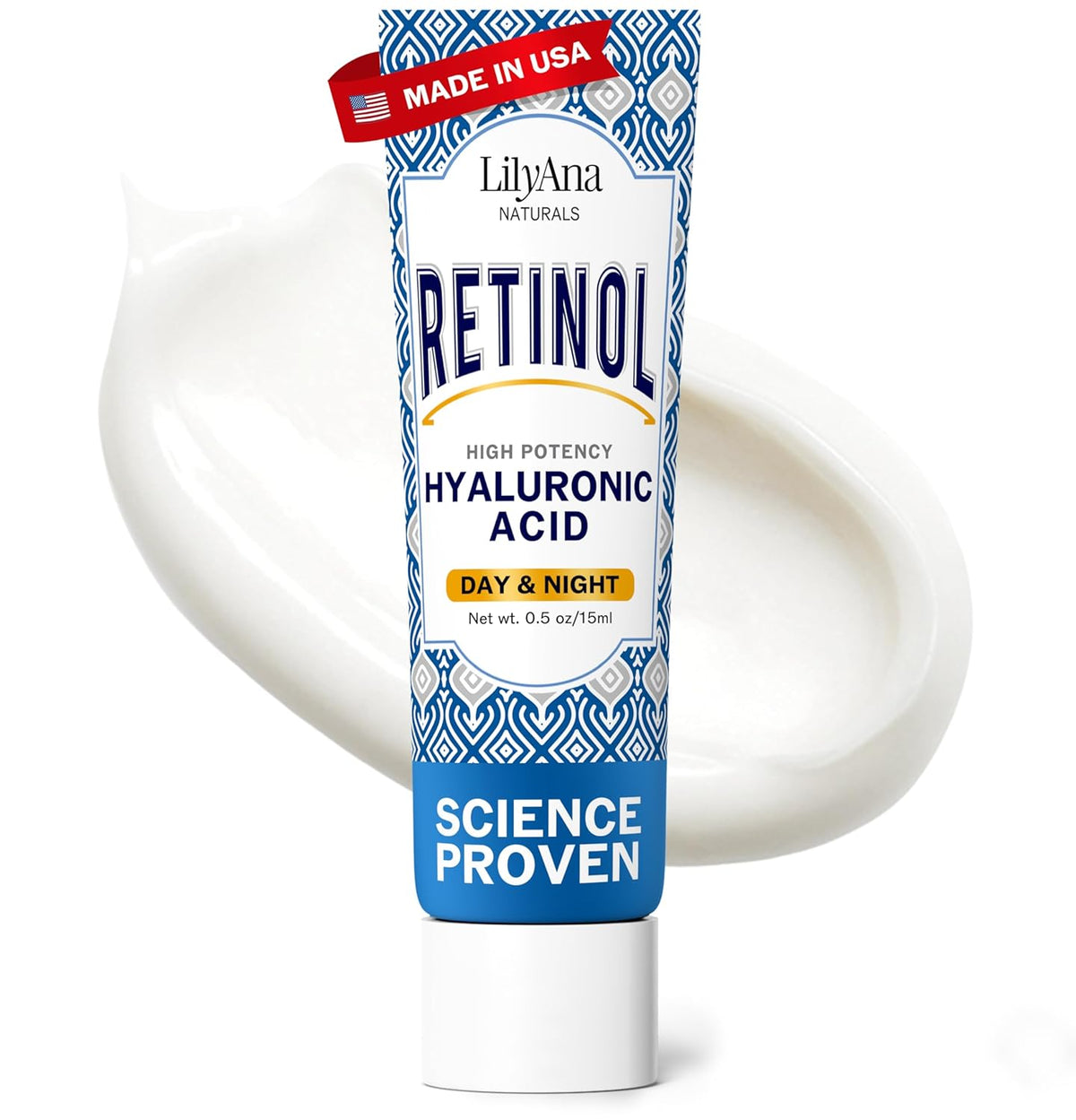 LilyAna Naturals Crema facial de retinol antienvejecimiento para mu...