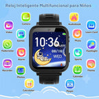 Reloj inteligente para niños, 39 juegos, cámara, video, música, podómetro, grabadora