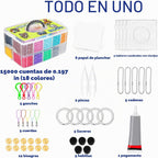 15000 5mm Fuse Beads Kit para Craft Gifts - 18 Colors