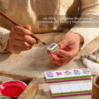 American Mahjong - Juego de azulejos de Mahjong, 160 rosas rosas de 4 capas con 4 dados con bolsa, caja de almacenamiento lista para regalo, juego de azulejos de Mahjong americano, juego de mahjong