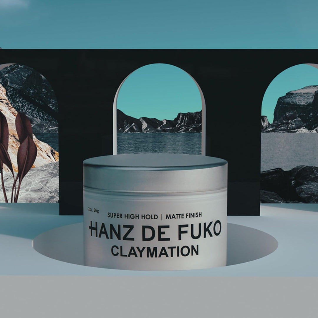 Hanz de Fuko Claymation \u2013 Arcilla premium para el peinado masc...