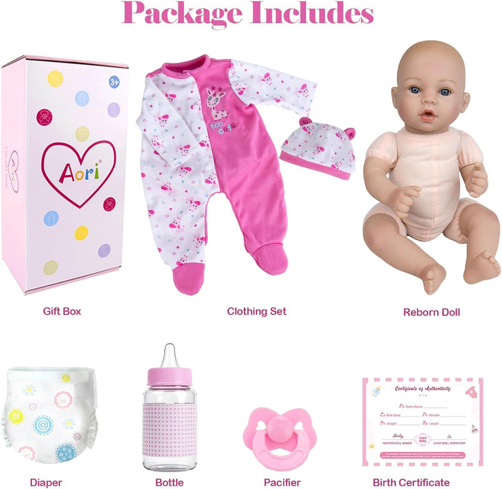 Aori Muñecas Reborn Baby Girl \u2013 Muñeca de bebé recién nacida r...