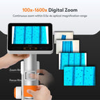 Microscopio para niños 8-12, miniscopio digital del PDA MX2-AS