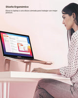 Nulaxy - Soporte para laptop, soporte de aluminio ergonómico para c...