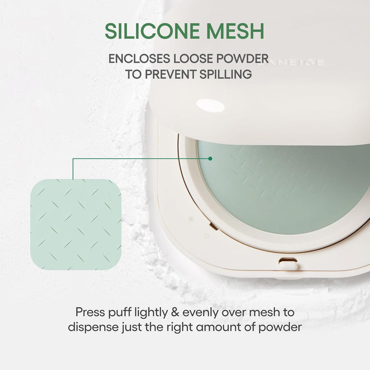 LANEIGE Neo Difuminador Polvo: Compacto de Control de Aceite Corean...
