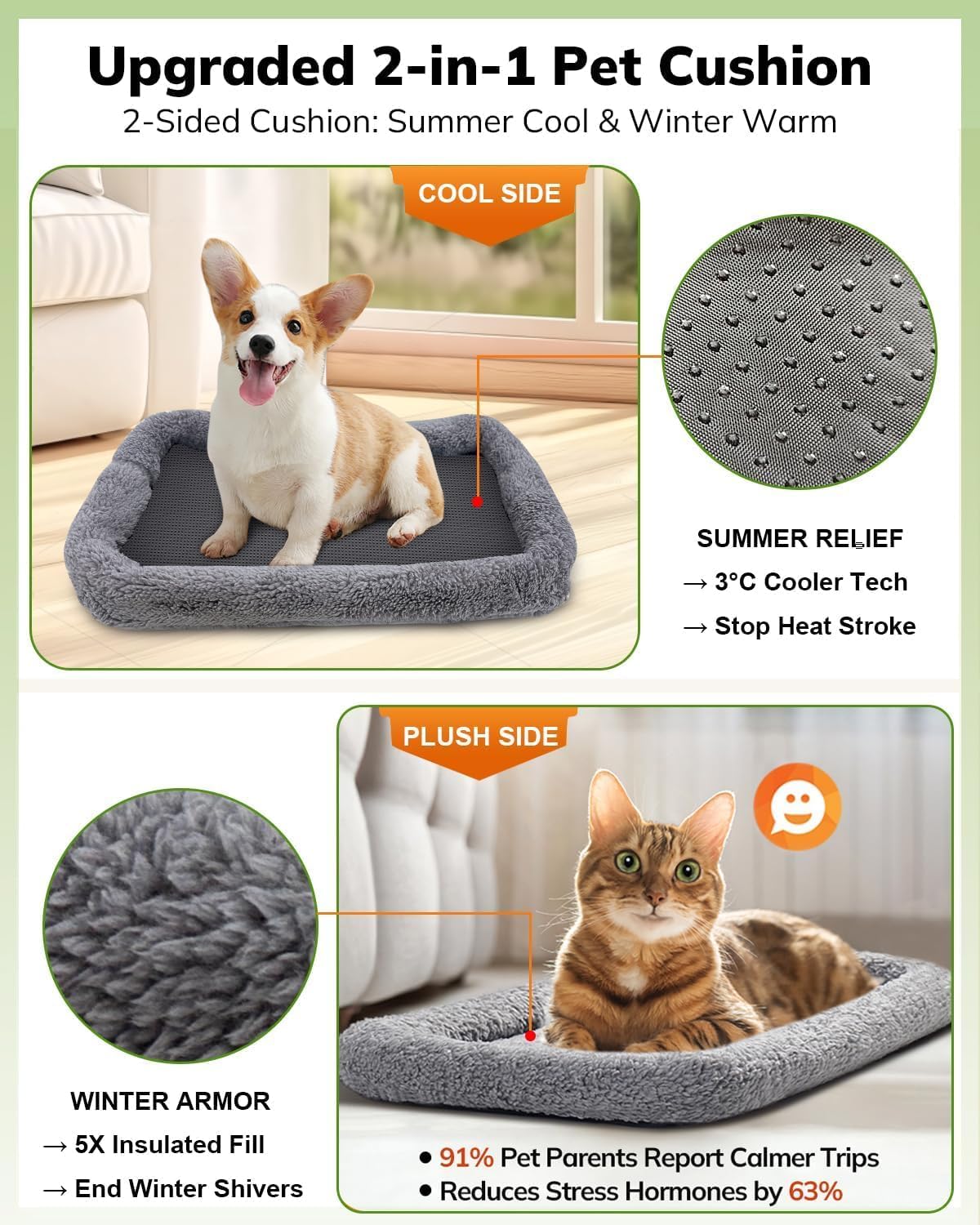 Morpilot - Transportador suave para gatos grandes y medianos y cachorros de