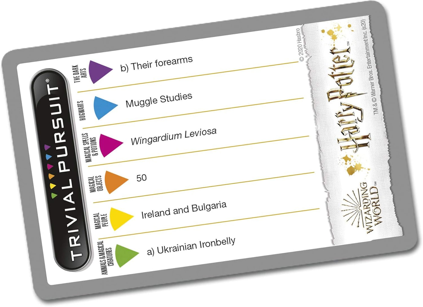 Hasbro Gaming Trivial Pursuit Wizarding World Harry Potter