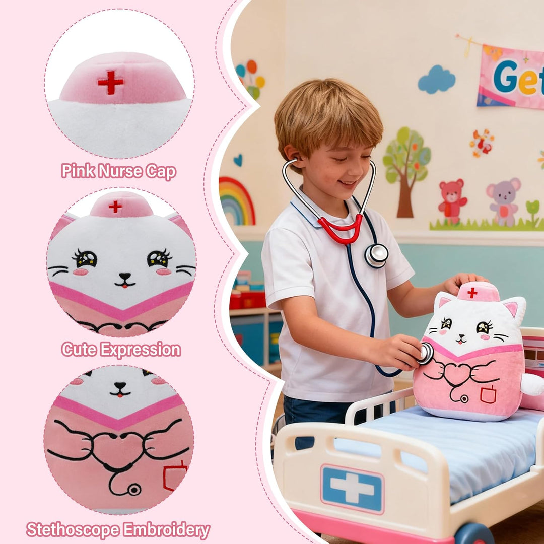 NIUBEHOHO Regalo de animales de peluche de gato de