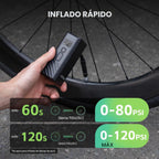CYCPLUS Bomba eléctrica para bicicleta, A3Mini, 120 PSI, motor sin