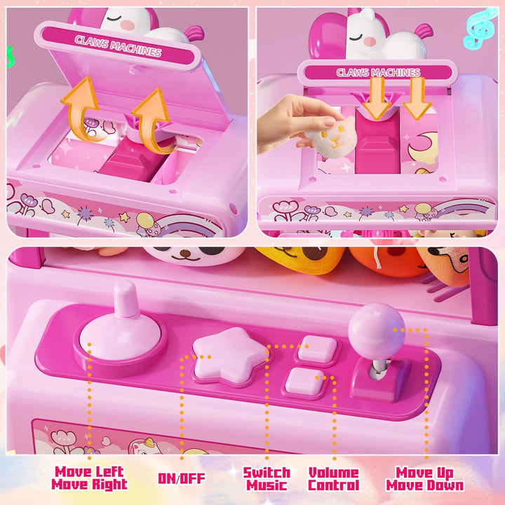 Máquinas de garras Skirfy para niños de 6 años en adelante, mini má...