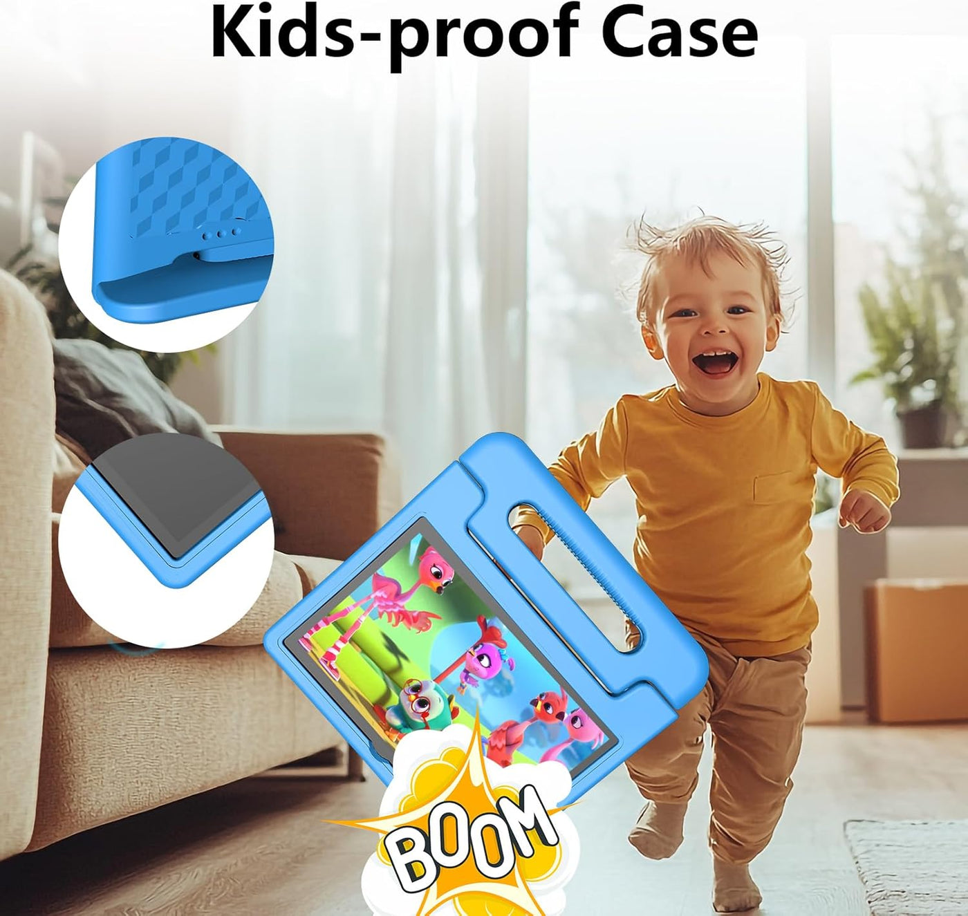 JREN Tablet para Niños ｜ 10 Pulgadas 64GB Android 14 ｜ Octa-core ｜...