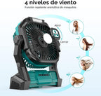 ONLYNEW Ventilador portátil recargable de 20000 mAh, ventilador sin...