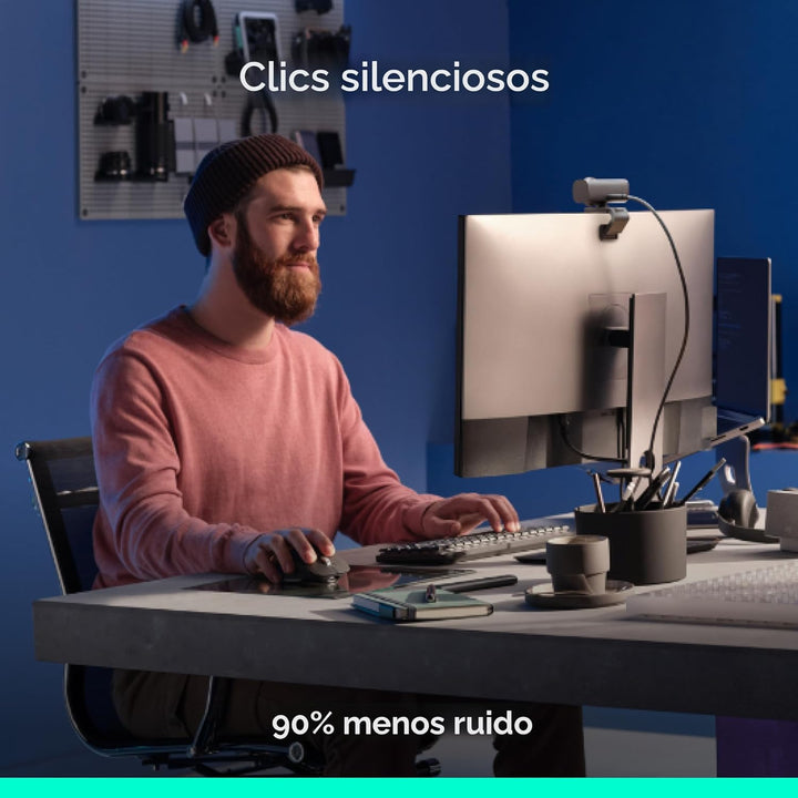 Logitech MX Master 3S Bluetooth Edition Ratón Inalámbrico, Sin Rece...