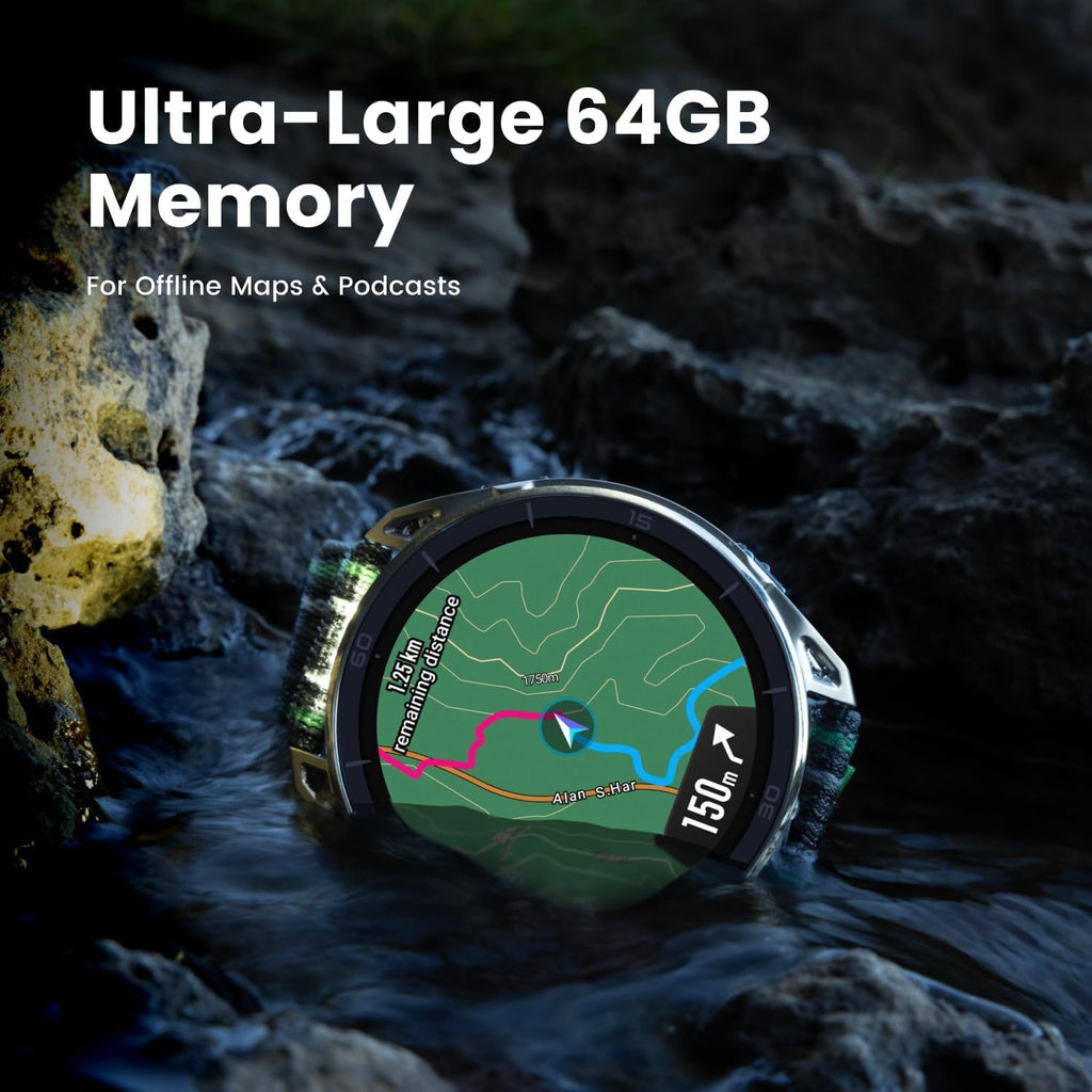 Amazfit Cheetah 2 Ultra Smart Watch 1.5" AMOLED cristal de zafiro, iOS