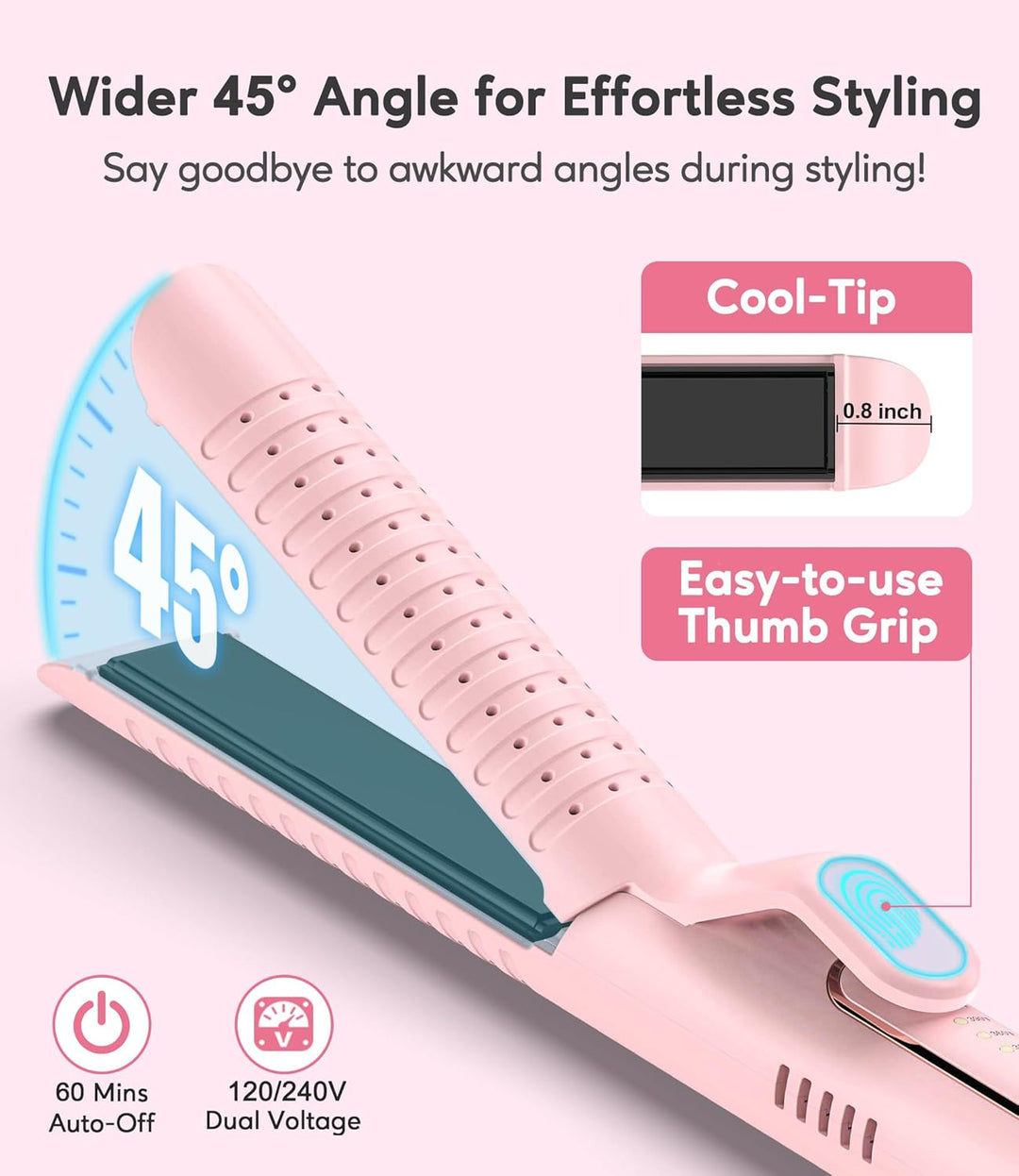 Farery Plancha rizadora de aire suave Chill Set: aire suave suave p...