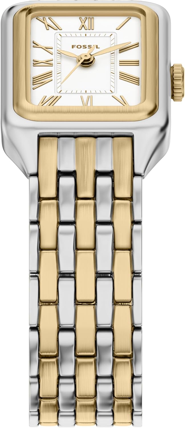 Fossil Raquel - Reloj de cuarzo y acero inoxidable para mujer, con tres manecillas