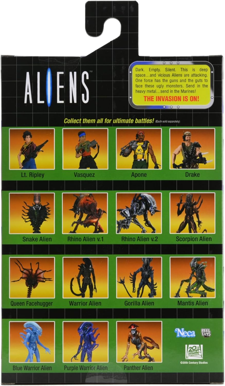 NECA - Aliens - Kenner Night Cougar - Figura de acción de 7 pulgadas