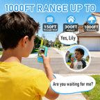 Startcan Walkie Talkies de video para niños, paquete de 2 juguetes recargables de videollamada, juguetes para interiores y exteriores, regalos de cumpleaños de Navidad para niños de 3 a 8 años en