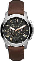 Fossil Reloj para hombre, reloj cronógrafo de cuarzo Grant