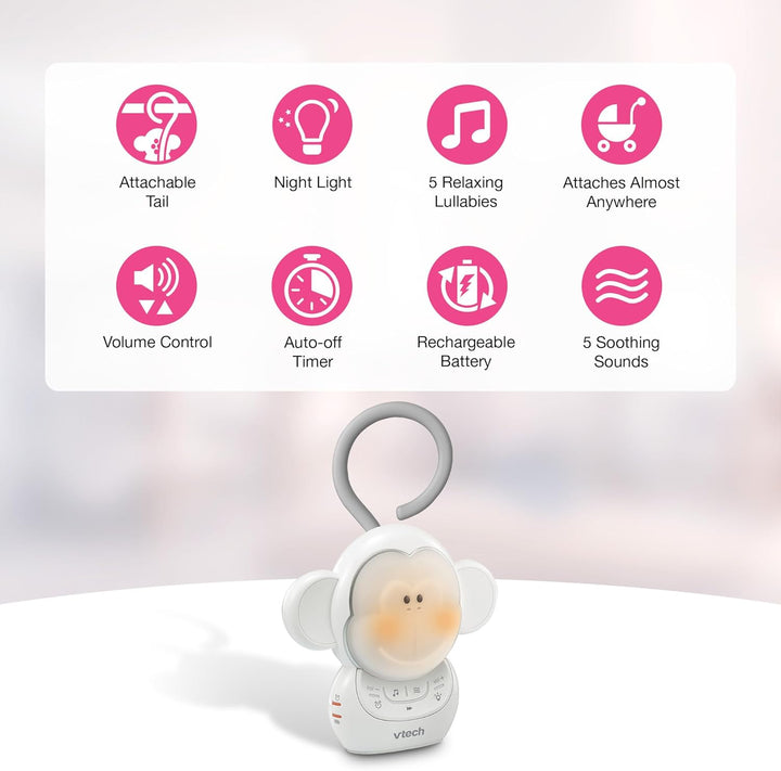 VTech VM819 Baby Monitor + BC8211 Myla the Monkey Bundle - Monitor...
