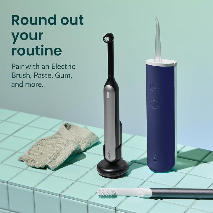 quip Flosser de agua - Irrigador dental inalámbrico con presión aju...