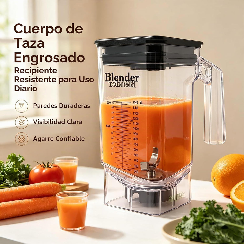 K80 Frasco de licuadora de repuesto, 52 oz para K80, K85, jarra de