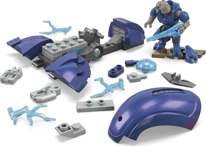 MEGA Halo Toy Building Set Ghost of Requiem con 135 piezas