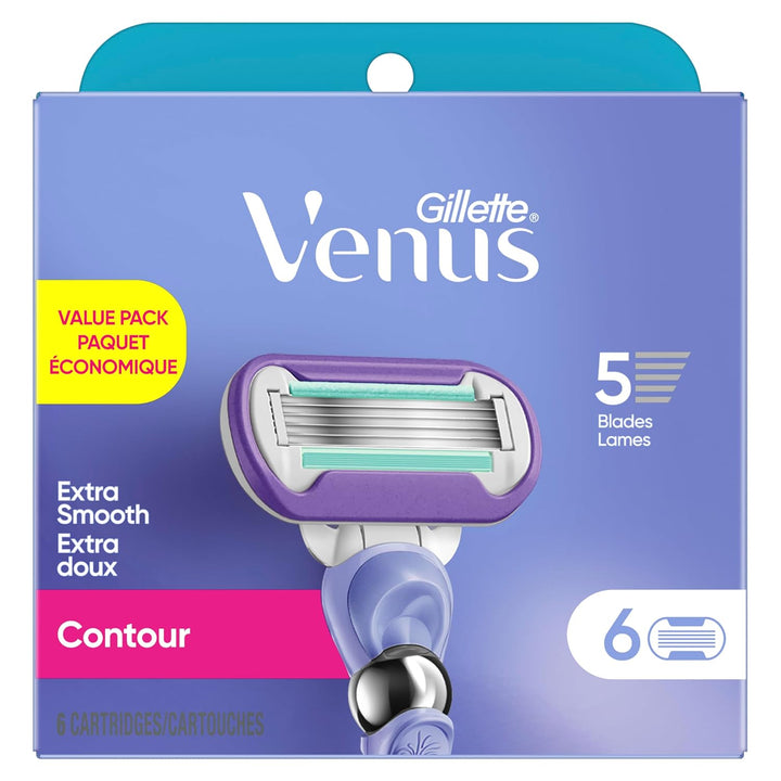 Gillette Venus Deluxe Smooth Swirl - Recambios de cuchilla de afeit...