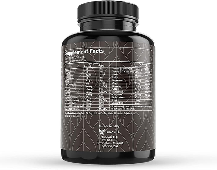 Visual Advantage Lunovus Macular Support Plus Multivitamínico basad...