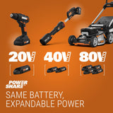 Worx WX092L.9 20V Power Share Inflador de bomba de aire portátil (s...