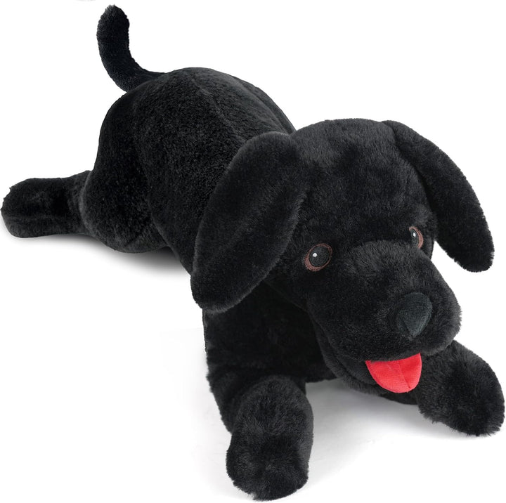 LotFancy Animal de Peluche de Perro, Perro de Peluche Labrador Negr...