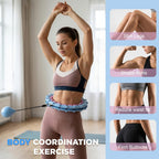 Weighted Infinity Fitness Detachable Hoop Silent 47 Inch, 24 Knots