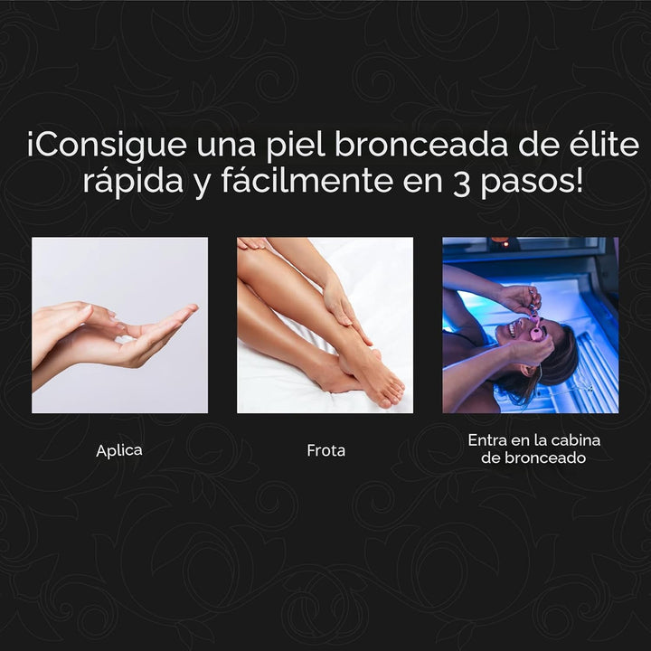 Millenium Tanning, Loción bronceadora para cama solar, New Solid Bl...